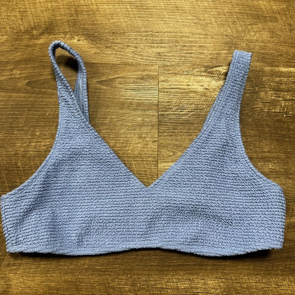 PacSun Swim Blue Bikini Top Size Medium